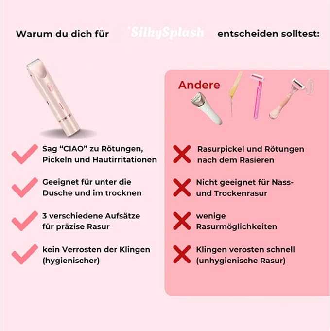 Glamiya SilkGlide (2-in-1 trimmer)