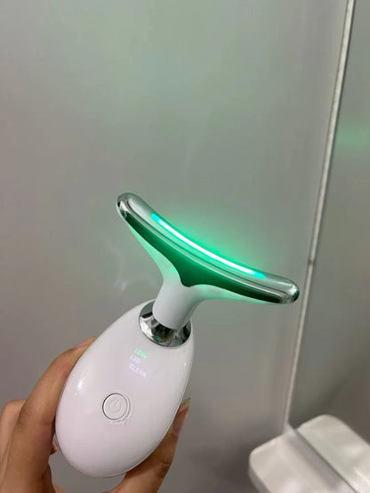 Glamiya MicroGlow Pro™ - 3-in-1 EMS & Thermal LED Face Lift Device